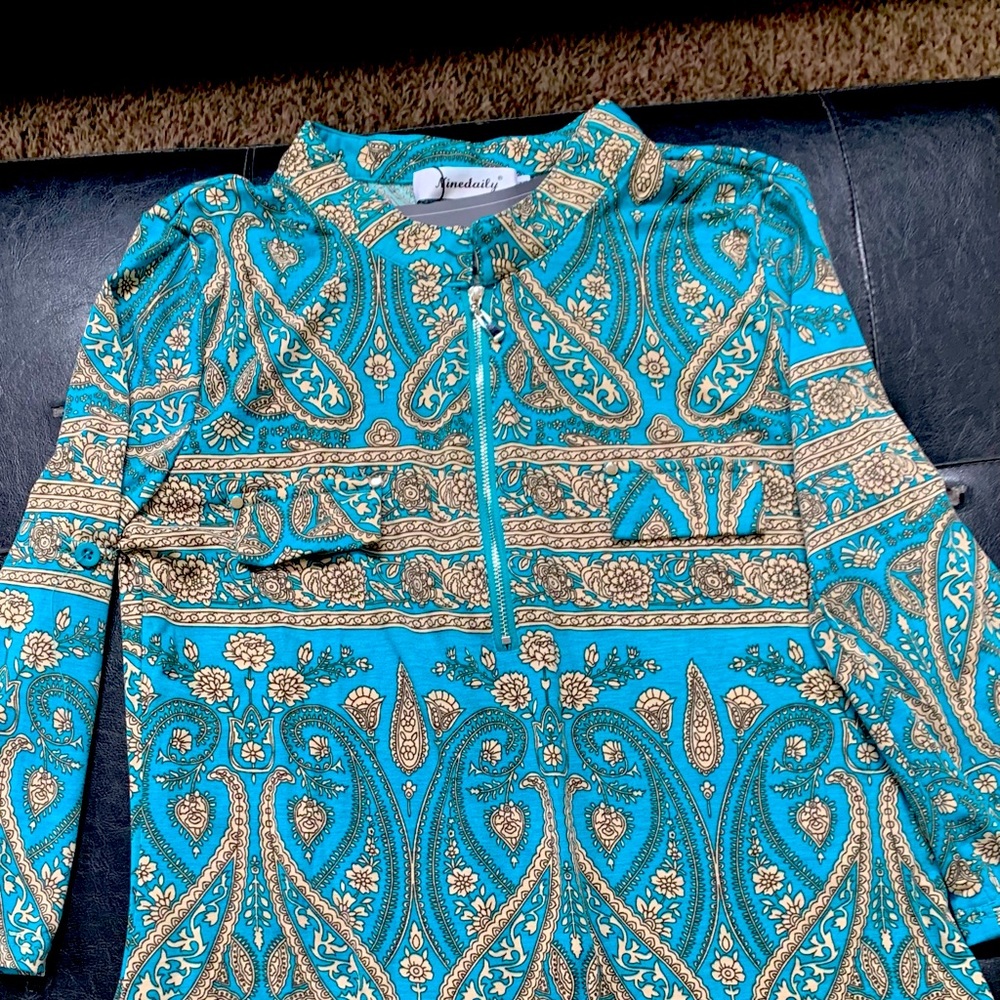 Women’s Indian Print Blouse